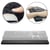 Tapis De Souris Confortable En Mousse À Mémoire Antidérapant Pour Poignet Noir YONIS