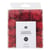 60 pompons brillants rouges