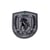 Ecusson thermocollant polo team gris 5,5cm x 4,5cm