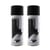 Lot de 2 sprays de peinture - noir mat - AMT