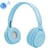 Qualité Sonore Hifi Casque Bluetooth Macaron Autonomie Longue Durée Support Appels Micro SD AUX 3.5mm + SD 8Go Blanc YONIS