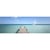 Tableau sur toile ponton voilier 30x97 cm