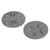 Labels Flocon de neige + Etoile, 30mm ø, 2 pièces
