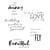 Tampons transparents textes 3- Sizzix