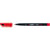 Lot de 10 feutres permanents pointe fine 0,4 mm - STABILO OHPen Universal - Rouge
