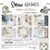 24 papiers scrapbooking 20 x 20 cm Craft O' Clock SNOW GAMES