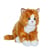 Peluche - Peluche Chat Mimiz roux et blanc - 28 cm