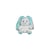 Peluche - Lapin Fluffy - Turquoise - 15 CM
