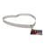 Cercle à tarte perforé cœur inox H 2 cm Ø 24 cm