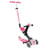 Trottinette évolutive GO-UP DELUXE LIGHTS  Rose pastel - Globber