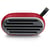 Mini Enceinte Bluetooth TWS Haut-Parleur Métal 4W Autonomie 7H Appel Mains-Libres FM Rouge YONIS
