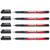 Lot de 5 marqueurs permanents - EDDING - Noir - Pointe fine 0,6 mm