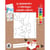 Coloriage avec peinture pinceau et gommettes Forêt de Noël