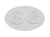5 Boutons Acrylique Transparent rond 20 mm 2 trous - creation couture diy