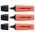 Lot de 3 surligneurs - STABILO - BOSS ORIGINAL Pastel - Corail pastel - Pointe biseautée 2 - 5 mm