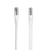 Câble passe-fenêtre plat HAMA - Réf 00305110 - Blanc - 2 fiches F femelles