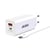 Chargeur Secteur 83W USB-C 65W + USB 18W Câble USB-C 100W Akashi Blanc
