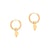 Boucles d'oreilles créoles Serena en pierres Citrine - Sloya