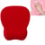 Tapis De Souris Confortable En Mousse Mémoire Avec Base Antidérapante Rose Rouge YONIS