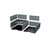 Module de classement Modulodoc set élément de base jumbo Ecoblack - Gris foncé - Exacompta