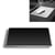 Tapis De Souris Antidérapant Double Face En Alliage D'Aluminium Facile À Nettoyer Noir YONIS