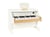 Piano à queue bois blanc enfant