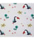 Tissu enfant coton Perroquet Toucan Exotique de 150 cm de largeur Lin Clair ecru vendu par 50 cm