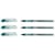 Lot de 3 rollers encre liquide Vision Elite UB200 UNI-BALL
