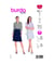 Patron Burda 5739 - Jupe taille n°FR 38-50