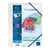 Chemise à élastiques 3 rabats polypropylène translucide Krea Cover - A4 - Incolore - x 25 - Exacompta