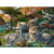 Puzzle meute de loups dans la forêt au printemps - 1500 pièces collection paysage - ravensburger - 165988