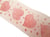 4 Mètres RUBAN ORGANZA blanc coeur rose - mariage scrapbooking