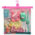 Coffret tenue vacance : jupe jaune et top rose + casquette et accessoires pour poupée barbie - vêtement - habit - mattel - grd60