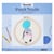 Figured'Art Punch Needle Kit Complet pour Adultes et Enfants - Hérisson et Ballon - Parfait pour Débutant. Set prêt à broder taille 20x20cm avec cadre circulaire