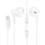 Avizar Écouteurs Filaires iPhone Lightning Télécommande Micro Connexion Bluetooth Blanc