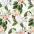 Lot de 4 serviettes en papier découpage collage 33 cm JARDIN DE ROSES F 516