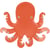 8 Assiettes Sous la Mer - Poulpe