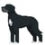 Chien Dogue Allemand noir Taille standard | JEKCA | 14 ans et +