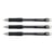 Porte-mines UNI-BALL Shalaku M5100 Grip - Lot de 3 - 0,5 mm - Noir