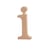 Lettre, i, H : 10,5 cm, ép. 2 cm, 1 pièce
