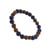 Bracelet Lapis Lazuli et Rudraksha Perles rondes 8 mm - Omsaé