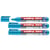 Lot de 3 marqueurs pour tableaux blancs - EDDING - bleu clair - 1,5-3 mm