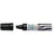 Lot de 12 Marqueurs Permanent SCA-6600 Corps Métal Pointe Biseau Extra large Noir PILOT