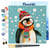 Mini Peinture par Numéros Figured'Art 20x20cm avec cadre Pingouin Heureux - Petit Format