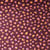 Tissu Jersey Bord Côte Mila motif léopard multicolore sur fond Bordeaux