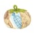 Tomates porte épingles vintage beige bleu 8cm