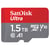 Carte mémoire SANDISK Ultra microSDXC UHS-I - 1.5 To - Adaptateur SD - Classe A1