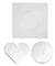 LOT 3 PLAQUES PICOTS CARRE ROND COEUR
