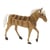 Maquette 3D en papier cheval Haflinger - Fridolin