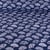 Tissu Coton imprimé Eventails Pekin sur fond Bleu marine